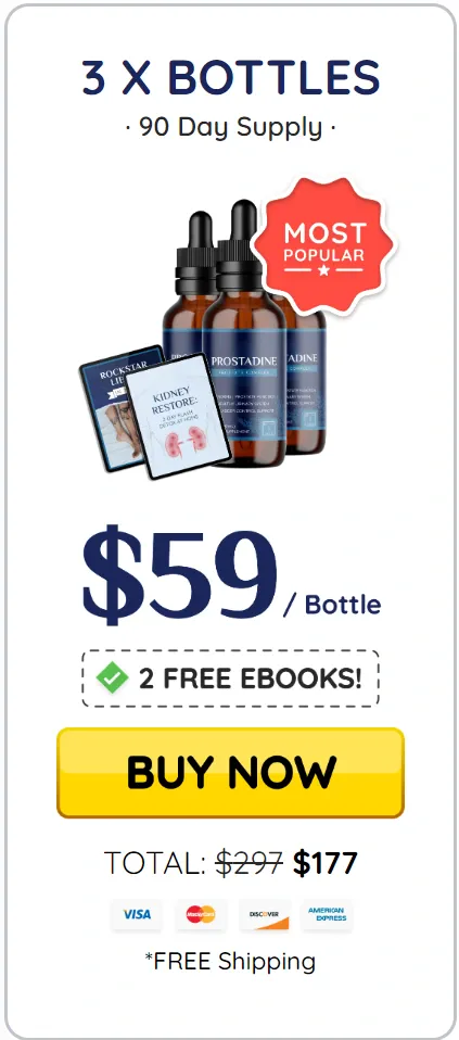 Prostadine 3 bottle